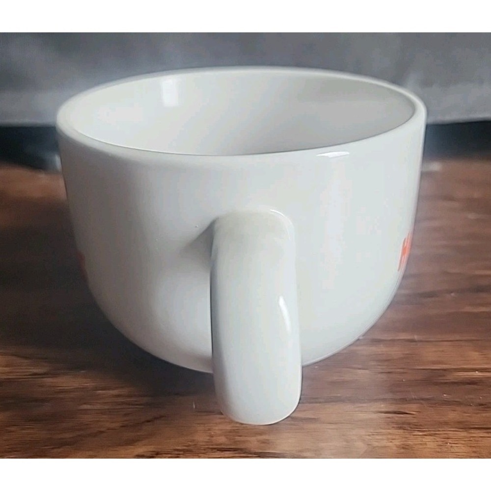 Vintage I ❤️ Hooters Mug Ceramic Coffee Soup Cup 12 oz Love White - Picture 2 of 5